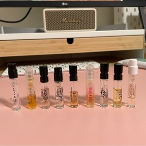 9 perfume samples
